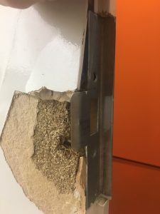 a locksmith in sydney that can repair a door after a forced entry - before photo