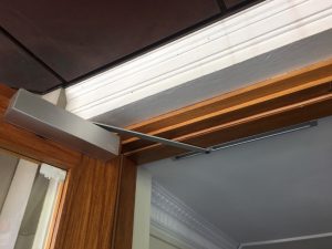 locksmith that can supply and install a door closer for low profile ceiling with a mobile service